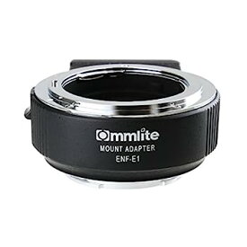 【中古】Commlite レンズマウントアダプター CM-ENF-E1 PRO (ニコンFマウントレンズ → ソニーEマウント変換) 電子接点付き