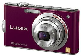 【中古】パナソニック デジタルカメラ LUMIX (ルミックス) FX60 ノーブルバイオレット DMC-FX60-V