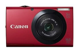 【中古】Canon デジタルカメラ PowerShot A3400IS レッド 光学5倍ズーム タッチパネル PSA3400IS(RE)