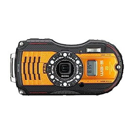 【中古】（非常に良い）RICOH 防水デジタルカメラ WG-5GPS オレンジ 防水14m耐ショック2.2m耐寒-10度 RICOH WG-5GPSOR 04662