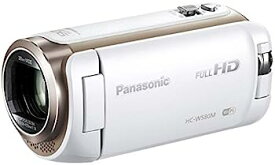 【中古】（非常に良い）パナソニック HDビデオカメラ W580M 32GB サブカメラ搭載 高倍率90倍ズーム ホワイト HC-W580M-W