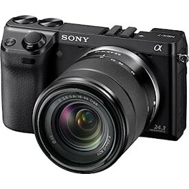 【中古】ソニー SONY ミラーレス一眼 α NEX-7 ズームレンズキット E18-55mm F3.5-5.6 OSS付属 専用ブラックモデル NEX-7K