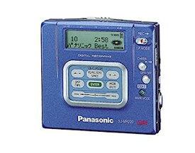 【中古】（非常に良い）Panasonic パナソニック SJ-MR220-A ブルー ポータブルMDレコーダー MDLP対応 （MD録音再生兼用機/録再/MDウォークマン/MDプレーヤー）