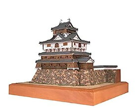 【中古】（非常に良い）ウッディジョー 1/150 岩国城 木製模型 組立キット