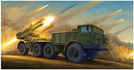 【中古】トランペッター 1/35 ソビエト軍 BM-27 多連装ロケットランチャー ウラガン プラモデル 01026
