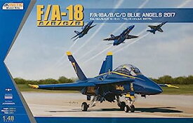 【中古】（非常に良い）1/48 F/A-18A/B/C/D ホーネット｢ブルーエンジェルス 2017年｣ プラモデル