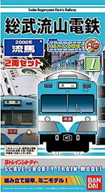 【中古】Bトレインショーティー 総武流山鉄道2000系流馬2両セット プラモデル
