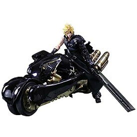 【中古】PLAY ARTS改 FINAL FANTASY VII ADVENT CHILDREN クラウド・ストライフ&フェンリル PVC製 塗装済み可動フィギュア