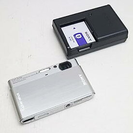 【中古】（非常に良い）ソニー SONY デジタルカメラ Cybershot T77 (1010万画素/光学x4/3.0型タッチパネル液晶) シルバー DSC-T77/S