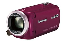 【中古】パナソニック デジタルハイビジョンビデオカメラ 内蔵メモリー32GB レッド HC-V550M-R