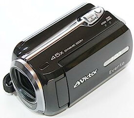 【中古】ビクター　ハードディスク120GB　microSDカード45倍ダイナミックズーム搭載デジタルビデオカメラGZ-MG760ブラック