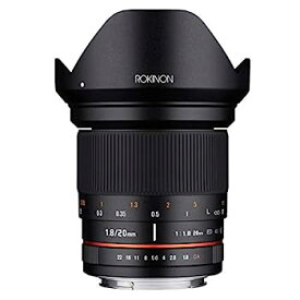 【中古】（非常に良い）Rokinon 20mm f/1.8 AS ED UMC 広角レンズ Fuji Xマウント交換可能レンズカメラ用