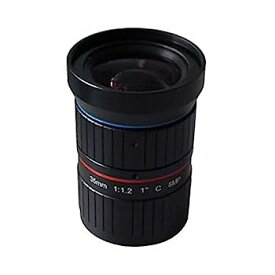 【中古】Quanmin Starlight 8MP 4K 1インチ 35mm F1.2 マニュアル ITS 道路交通監視 CCTVレンズ Cマウント 5MP 6MP 8メガピクセル HD ボックスボディカメ