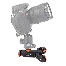 【中古】ミニ電動 L4Xカメラスライダー ビデオ安定レール 360度のパノラマ撮影 リモコン制御 精密機械加工 軽量 防錆 ダブテールスロット トラックスライ