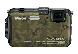 【中古】（非常に良い）Nikon デジタルカメラ COOLPIX (クールピクス) AW100 フォレストカムフラージュ AW100CM