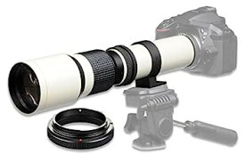 【中古】500mm f/8 手動望遠レンズ Nikon D90、D500、D3000、D3100、D3200、D3300、D3400、D5000、D5100、D5200、D5300、D5500、D7000、D7100、D用。 720