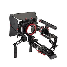 【中古】（非常に良い）CAMTREE ハントショルダーマウントケージキット Blackmagic URSA Mini 4K/4.6K/Pro 4.6K用 マットボックス フォローフォーカス トップ&フロント