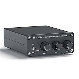 【中古】Fosi Audio TB10A 2 チャンネルアンプ 100W x 2 パワーアンプ ステレオ オーディオアンプ レシーバー TPA3116 ミニ Hi-Fi クラスD 内蔵アンプ 2.