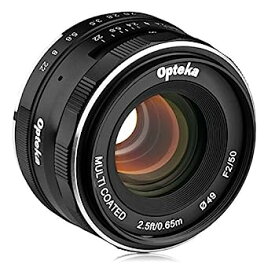 【中古】（非常に良い）Opteka 50mm f/2.0 HD MC マニュアルフォーカスプライムレンズ オリンパス マイクロ4/3マウントデジタルカメラ用