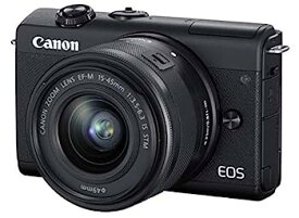 【中古】Canon ミラーレス一眼カメラ EOS M200 標準ズームキット ブラック EOSM200BK-1545ISSTMLK