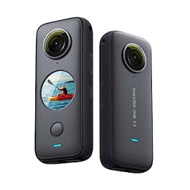 【中古】Insta360 ONE X2 通常版-インスタ360 360度全天球 アクションカメラ LCDタッチスクリーン スポーツカメラ10m防水IPX8 HDR 5.7K FlowState安定化