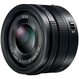 【中古】（非常に良い）Panasonic LUMIX G Leica DG SUMMILUX レンズ 15mm F1.7 ASPH プロフェッショナル ミラーレス マイクロフォーサーズ H-X015K (USA ブラック)
