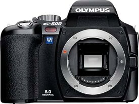 【中古】（非常に良い）OLYMPUS デジタル一眼レフカメラ E-500 ブラック ボディ単体