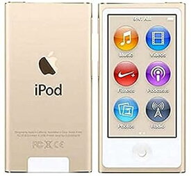 【中古】（非常に良い）Iplayer iPod Nano 第7世代 ゴールド 16GB ジェネリックアクセサリー付き 小売用パッケージではありません