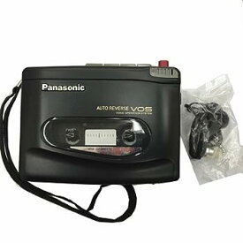 【中古】（非常に良い）Panasonic ポータブルミニカセットレコーダー RQ-L400-K ブラック