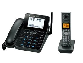 【中古】（非常に良い）パナソニック RU・RU・RU デジタルコードレス電話機 子機1台付き ブラック VE-GP34DL-K