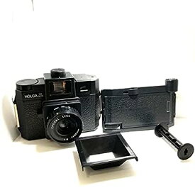 【中古】（非常に良い）HOLGA ホルガ フィルムカメラ H-120GCFN ブラック ブローニーフィルム使用 カラーフラッシュ付きモデル