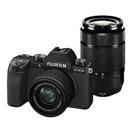 【中古】（非常に良い）FUJIFILM ミラーレスデジタルカメラ X-S10 Wズームレンズキット F X-S10LK-1545/50230 ブラック