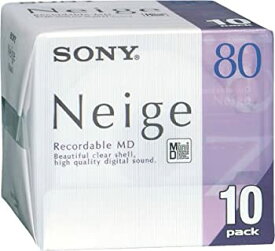 【中古-非常に良い】SONY 10MDW80NED ミニディスク 80分10枚組