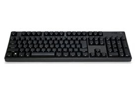 【中古-非常に良い】FILCO MajestouchBLACK USB&PS2両対応 日本語108キー・前面印刷・かな印字なし Nキーロールオーバー対応 独CherryMX青軸スイッチメカニカルキー