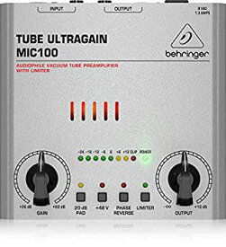 【中古】(非常に良い)BEHRINGER マイクプリアンプ MIC100