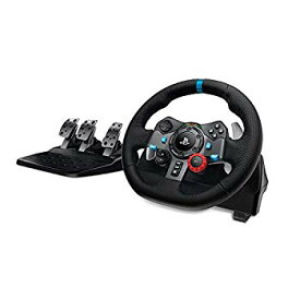 【中古】【非常に良い】Logicool G ステアリングコントローラー LPRC-15000 ブラック PC ハンドル ドライビングフォース PS4 PS3 G29 国内正規品 2年間メーカー保証 w17b8b5