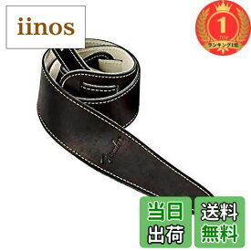 【楽天ランキング1位獲得】【送料無料】Fender フェンダー ストラップ BALL GLOVE LEATHER STRAP, BLK