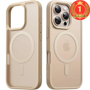 yyVLO1ʊlzyzJETech iPhone 16 Pro 6.3C`p }Olbg P[X MagSafeɑΉ ̃}bgw ^ ϏՌ Jo[ (fU[g`^jEobN)