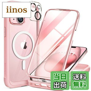 yzMiracase iPhone15 p P[X MagSafeΉ 9H KX 360°ی X}zP[X Sgop[یP[X 6.1C` tJo[ CX[dΉ }OZ[tΉ }Olbg s