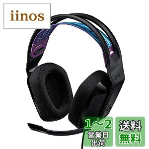 yzLogicool G(WN[ G) Q[~OwbhZbg G335 ubN L XeI 3.5mm y 222g tbv~[g }CN 2.1ch PS5 PS4 PC Switch Xbox X}z Ή wbhz G335BK K