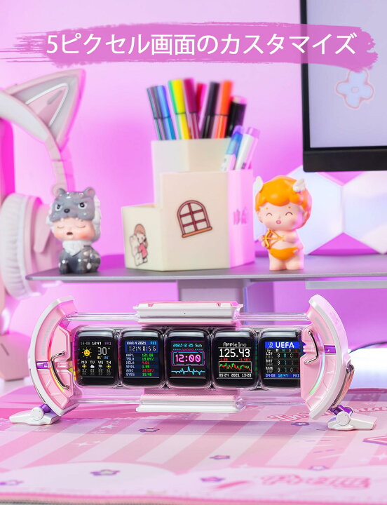 楽天市場】Divoom Times Gate 置き時計 おしゃれ デジタル ピクセル 