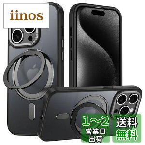 yziPhone 15 Pro Max Kp P[X MagsafeΉ ACtH15v}bNX Jo[ 360°]X^h Uovon X}zP[X ACz 15promax gуP[X CX[d ԍڃz_[ Ή Xg
