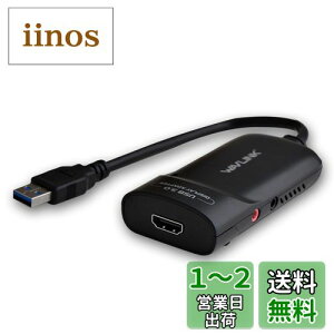 yzWAVLINK USB 3.0 - HDMIA_v^[ }`fBXvCp 2K (2048x1152) ő6̃j^[ DisplayLinkF OrfIOtBbNXJ[hA_v^[ I[fBI|[gt Windows,Mac OS,Chr