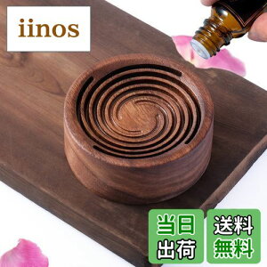 【送料無料】Oaec アロマストーン 木製 アロマディッシュ 缶入り 黒胡桃 直径50mm x 高さ20mm 車載 ポータブル アロマポット アロマすとーん 無垢 アロマウッド 安眠 瞑想 車 アロマ ディフュー