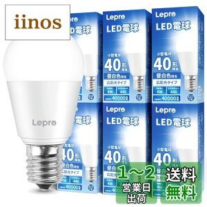 yzLepro LEDd E17 ~jNvgd 40W` 440lm F 5000K 񒲌^ ~jNvg LED`d Lz^Cv F PSEF؍ς Ή ȃGl Lb` 䏊 gC 
