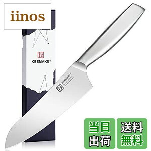 【送料無料】KEEMAKE 包丁 三徳包丁 160mm ステンレス 食洗機対応 万能包丁 多機能 左利き用包丁 パン切り包丁 肉切り 菜切り 魚切り キッチン用品 プレゼント ギフト