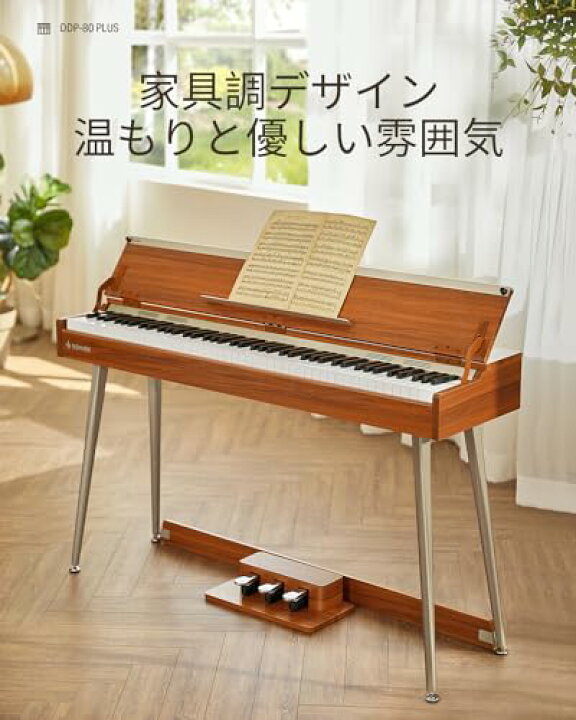 楽天市場】Donner 電子ピアノ 88鍵盤 ハンマーアクション 木製 MIDI 