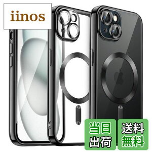 yzJEDirect iPhone 15 6.1C`pdCbLP[X JY یJo[ MagSafe CX[dΉ ϏՌ\tgTPUJo[ (ubN)