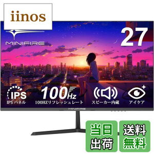 yzMinifire j^[ 27C` IPS fBXvC tHD HDR10 100Hz u[Cgy tbJ[t[ VESAΉ t[X HDMI/VGA/DP Xs[J[t(27X3A HDMIP[utj