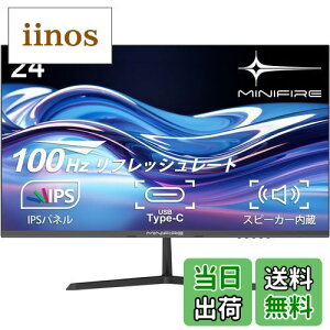 yzMinifire 24C` USB-C 100Hz j^[ IPS Xs[J[ HDR10 Adaptive Sync VESAΉ t[X USB-C/HDMI Xs[J[t(USB-CP[ut HDMIP[ut-MF24X3Cj